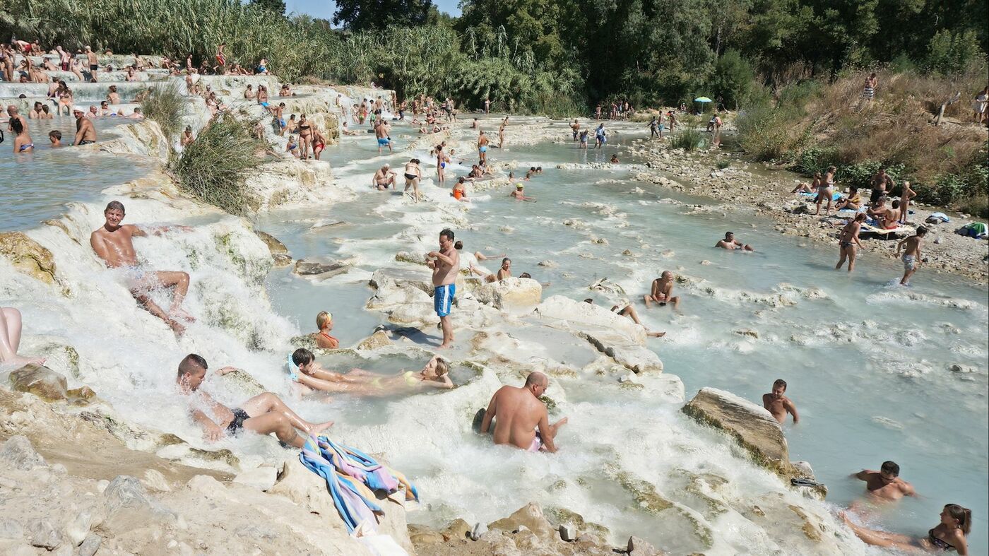 トスカーナで温泉三昧、サトゥルニア温泉