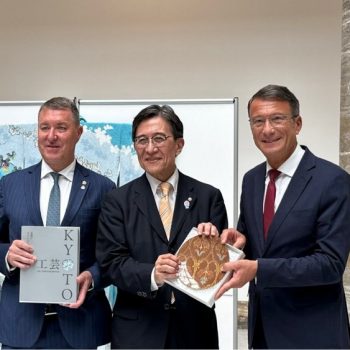 京都とフィレンツェ姉妹都市60周年記念、京都市長とフィレンツェ商工会議所